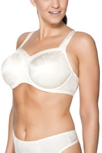 Load image into Gallery viewer, Ulla Viola Full Coverage Padded Strap Underwire Bra Black + Champagne H - L Cup