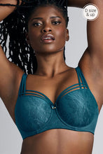 Load image into Gallery viewer, Marlies Dekkers Dame de Paris Lagoon Blue Padded Balcony Underwire Bra