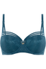 Load image into Gallery viewer, Marlies Dekkers Dame de Paris Lagoon Blue Padded Balcony Underwire Bra