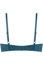 Load image into Gallery viewer, Marlies Dekkers Dame de Paris Lagoon Blue Padded Balcony Underwire Bra