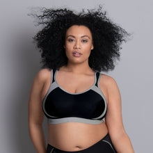 Load image into Gallery viewer, Anita Non-Underwire Non-Padded Sports Bra (Black, White + Desert)
