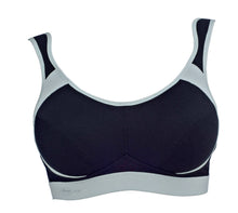 Load image into Gallery viewer, Anita Non-Underwire Non-Padded Sports Bra (Black, White + Desert)