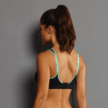 Load image into Gallery viewer, Anita Performance Non-Padded Non-Underwire Sports Bra Smart Rose + Black