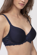 Load image into Gallery viewer, Mey Luxurious Full Cup Spacer Underwire Bra (Night Blue)