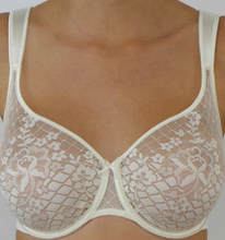 Load image into Gallery viewer, Empreinte Melody Lace Seamless Full Cup Padded Strap Underwire Bra (Ivory)