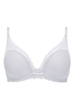 Load image into Gallery viewer, Chantelle Parisian Allure Plunge Lace Moulded Underwire J-Hook T-Shirt Bra (Black, White, Nude)