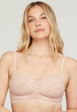 Load image into Gallery viewer, Montelle (New Sizes + Colours) Cup Sized Non-Underwire Convertible Lace Bralette (Skylight, Champagne)

