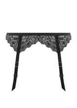 Load image into Gallery viewer, Freya Temptress Black Garter Belt