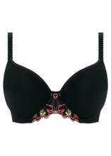 Load image into Gallery viewer, Freya SS22 Loveland Black Moulded Plunge J-Hook Convertible Underwire Bra