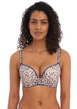 Load image into Gallery viewer, Freya SS22 Wild Side Print Moulded Plunge J-Hook Convertible Underwire Bra
