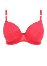 Load image into Gallery viewer, Freya Fatale Chilli Red Moulded Plunge Underwire Bra