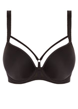 Load image into Gallery viewer, Freya Awakening Black + Limited Edition White Moulded Strappy Plunge Underwire Bra