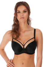 Load image into Gallery viewer, Freya Awakening Black + Limited Edition White Moulded Strappy Plunge Underwire Bra