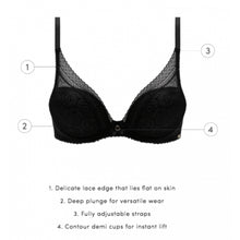 Load image into Gallery viewer, Chantelle Festivite Lace Foam Plunge Underwire Bra