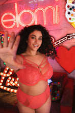 Load image into Gallery viewer, Elomi Brianna Full Cup Plunge Strings Underwire Unlined Bra (Cayenne)