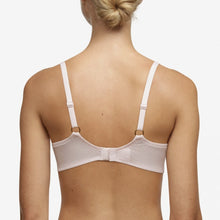 Load image into Gallery viewer, Chantelle Fleurs Plunge Stretch Lace Lightly Lined Underwire Bra (Soft Rose, Black)