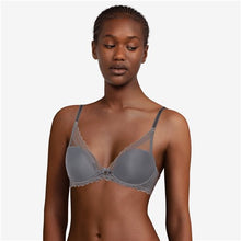Load image into Gallery viewer, Chantelle Parisian Allure Plunge J-Hook T-Shirt Bra (Slate)