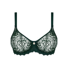 Load image into Gallery viewer, Empreinte Cassiopee Emeraude Seamless Unlined Lace Underwire Bra