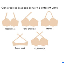 Load image into Gallery viewer, Wacoal Red Carpet Strapless Convertible Underwire Bra (Nude + Black)