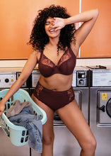 Load image into Gallery viewer, Elomi Charley Plunge Unlined Underwire J-Hook Bra (Aubergine)