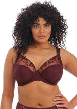 Load image into Gallery viewer, Elomi Charley Plunge Unlined Underwire J-Hook Bra (Aubergine)