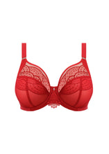 Load image into Gallery viewer, Elomi Priya Plunge Unlined Underwire Bra (Black + Haute Red)
