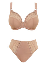 Load image into Gallery viewer, Elomi Matilda J-Hook Plunge Underwire Non-Padded Bra (Cafe Au Lait)