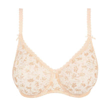 Load image into Gallery viewer, Empreinte Aurore Sable Dore Seamless Unlined Lace Underwire Bra
