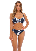 Load image into Gallery viewer, Fantasie Carmelita Avenue French Navy Gathered Full Cup Underwire Bikini Top