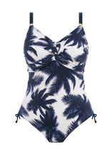Load image into Gallery viewer, Fantasie Carmelita Avenue French Navy Twist Front Underwire One Piece Swimsuit
