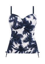 Load image into Gallery viewer, Fantasie Carmelita Avenue French Navy Twist Front Underwire Tankini