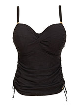 Load image into Gallery viewer, Fantasie Ottawa Twist Front Underwire Tankini (Black, Ink)