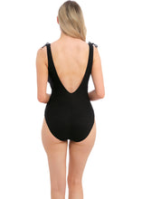 Load image into Gallery viewer, Fantasie Ottawa Underwire Plunge One Piece Swimsuit (Black, Ink)