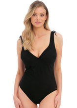 Load image into Gallery viewer, Fantasie Ottawa Underwire Plunge One Piece Swimsuit (Black, Ink)