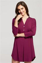 Load image into Gallery viewer, Fleur't Dolman 3/4 Sleeve Nightshirt (ALL COLOURS)