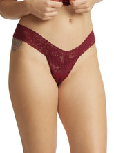 Load image into Gallery viewer, Hanky Panky O/S Low Rise Daily Lace Thong Solid Colors
