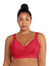 Load image into Gallery viewer, Parfait Adriana Bra Sized Lace Non-Underwire J-Hook Bralette (Racing Red)