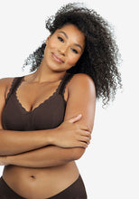 Load image into Gallery viewer, Parfait Dalis Bra Sized Non-Underwire Modal & Lace J-Hook Bralette (Deep Nude)