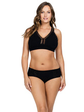 Load image into Gallery viewer, Parfait Dalis Bra Sized Non-Underwire Modal & Lace J-Hook Bralette (Black)