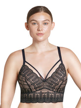 Load image into Gallery viewer, Parfait Mia Lace Strings Wireless Padded Bralette (Black)