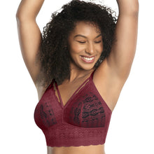 Load image into Gallery viewer, Parfait Mia Lace Strings Wireless Padded Bralette (Rio Red)