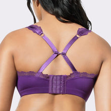 Load image into Gallery viewer, Parfait Dalis Bra Sized Non-Underwire Modal & Lace J-Hook Bralette (Amethyst)