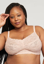 Load image into Gallery viewer, Montelle (New Sizes + Colours) Cup Sized Non-Underwire Convertible Lace Bralette (Skylight, Champagne)