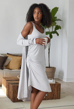 Load image into Gallery viewer, Fleur&#39;t Lounge Shirred Modal Dress (ALL COLOURS)
