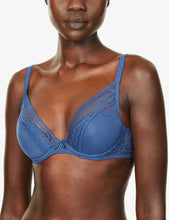 Load image into Gallery viewer, Chantelle Alto Ceramique Stretch Lace Lightly Lined Underwire Bra