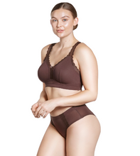 Load image into Gallery viewer, Parfait Dalis Bra Sized Non-Underwire Modal & Lace J-Hook Bralette (Deep Nude)