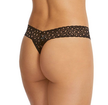 Load image into Gallery viewer, Hanky Panky O/S Low Rise Signature Lace Thong Prints