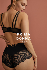 Prima Donna Twist Black First Night Moulded Balcony Convertible Back Underwire Bra