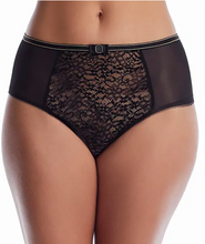 Load image into Gallery viewer, Empreinte Allure Matching High Waisted Brief (Black & Amande)