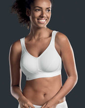 Load image into Gallery viewer, Anita Non-Underwire Non-Padded Sports Bra (Black, White + Desert)